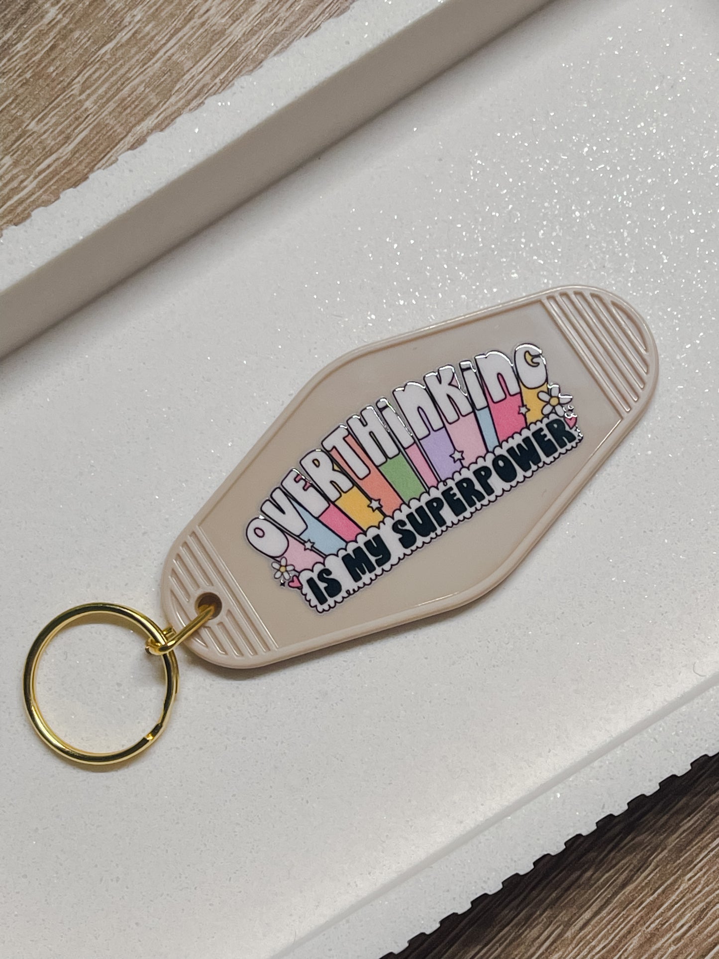 Overthinking Keychain