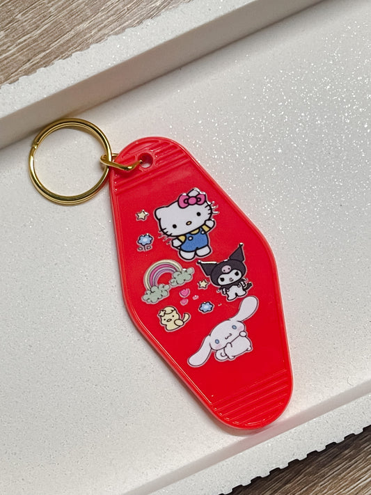 Kitty & Friends Keychain